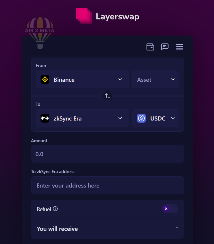 layerswap zksync era